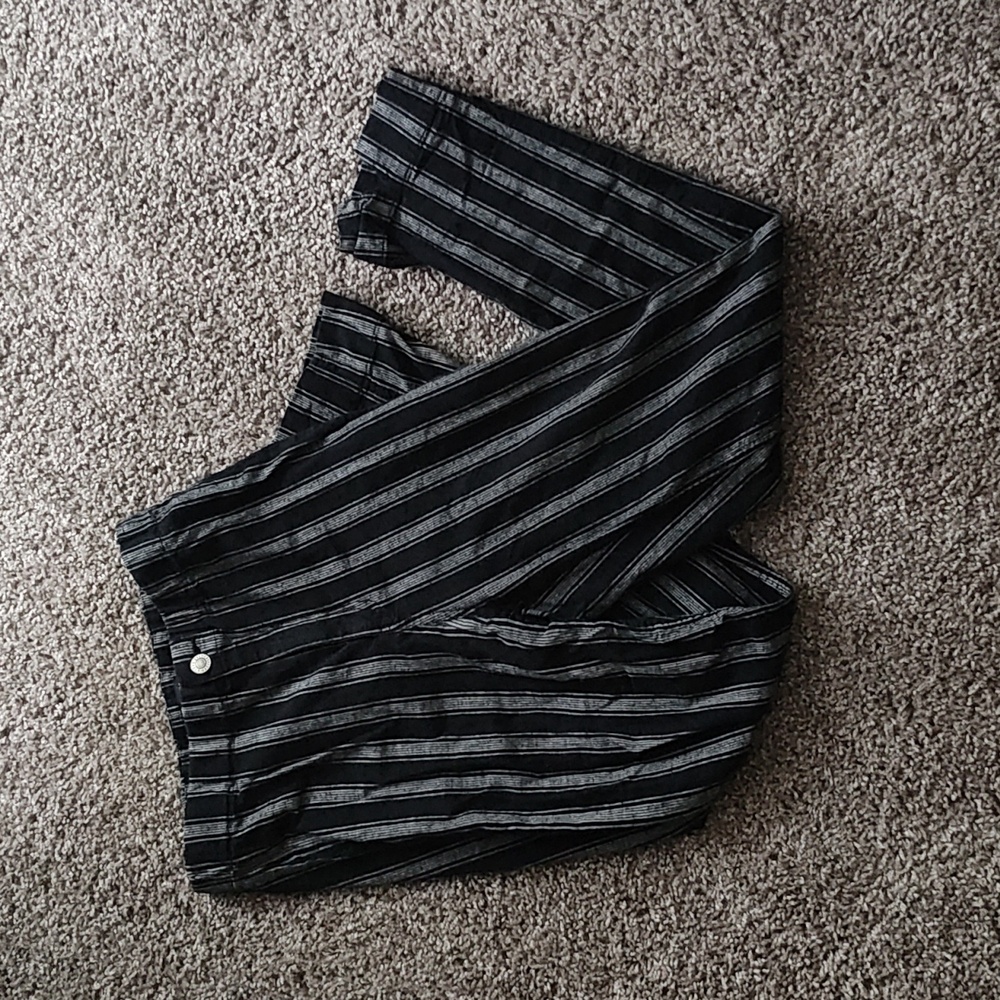 Brandy Melville Skinny Striped Pants - XS
